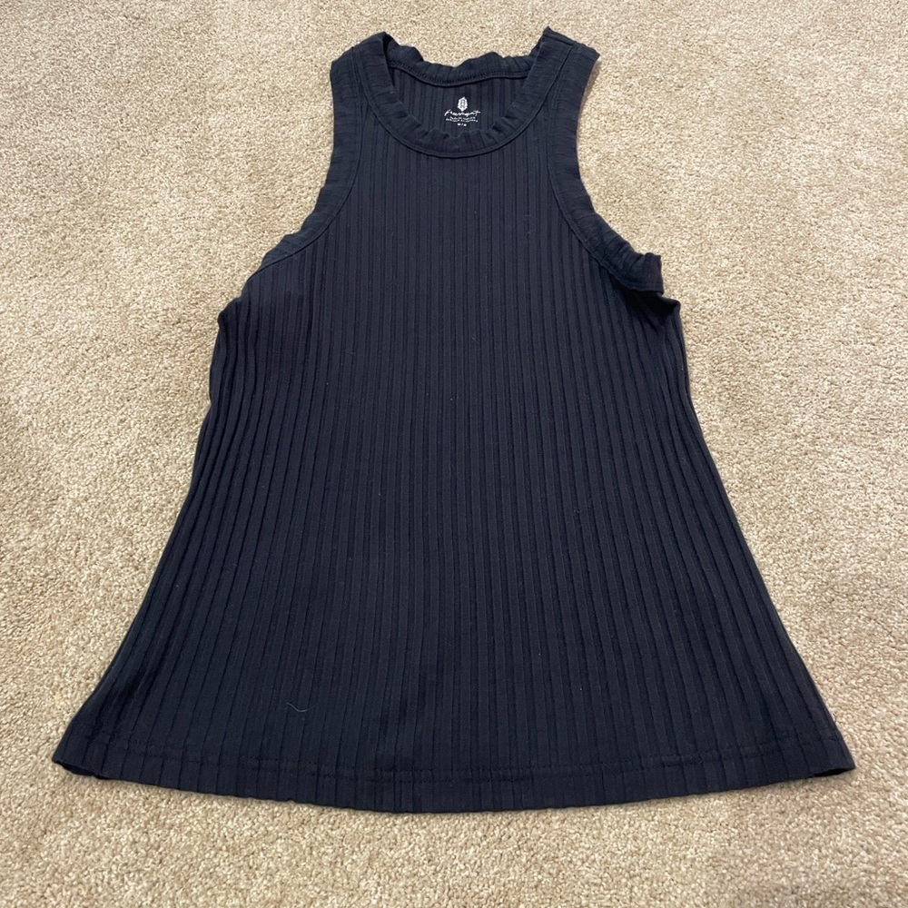FREE PEOPLE MOVEMENT BLACK TANK TOP